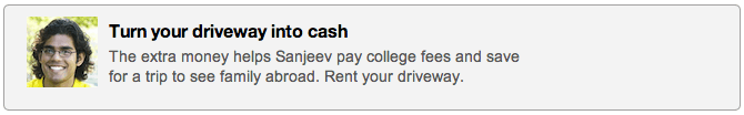 Turn your driveway into cash