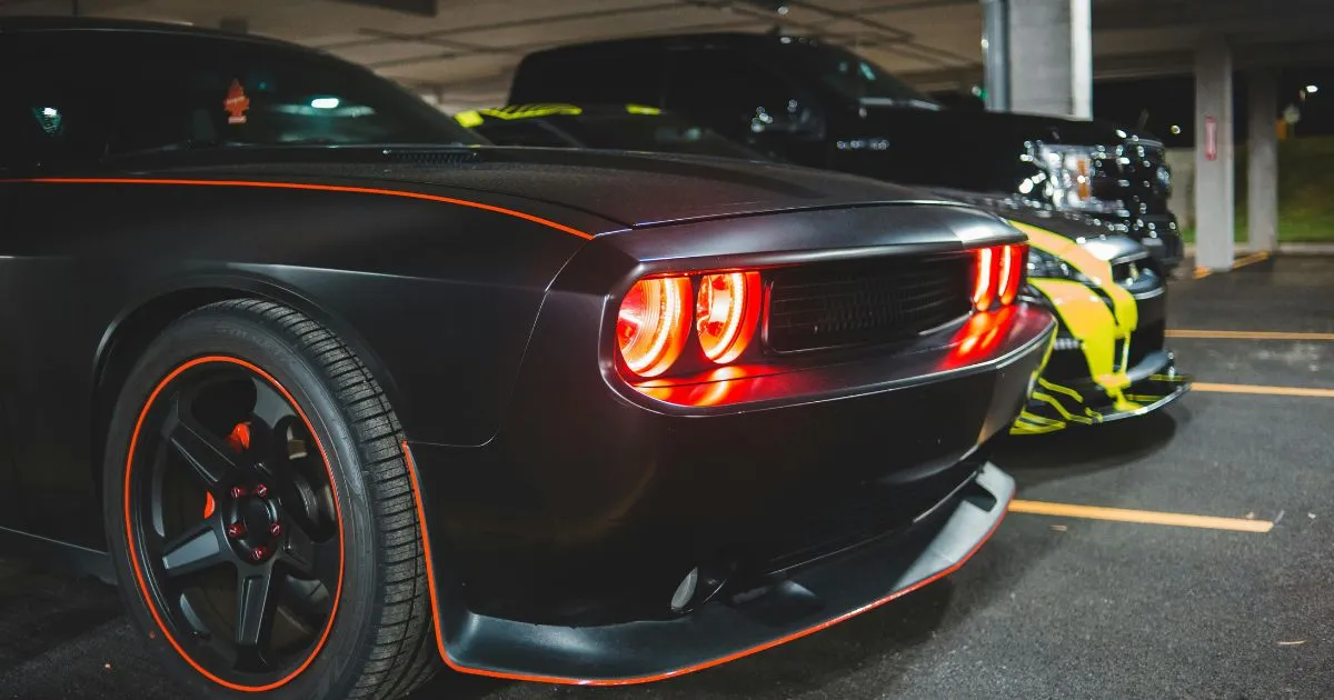 A Driver Parking His Luxury Car In A Safe Garage A Driver Parking His Luxury Car In A Safe Garage