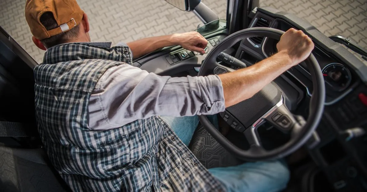 A Driver Parking His Vehicle In A Parking Garage