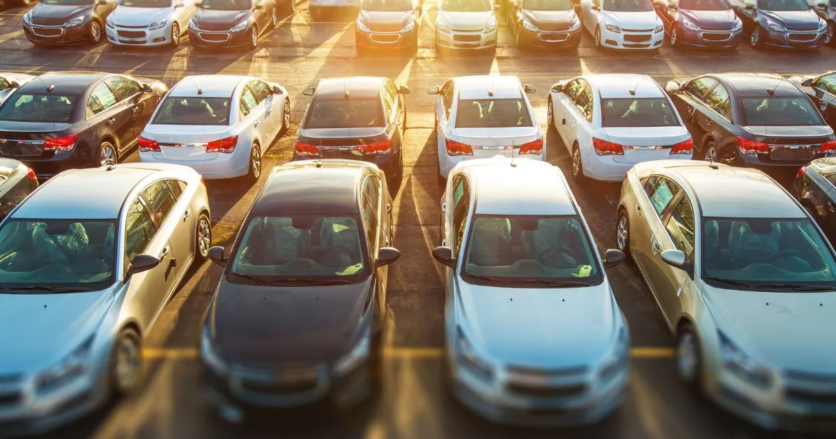 A Fully Filled Parking Lot In Sydney A Fully Filled Parking Lot In Sydney