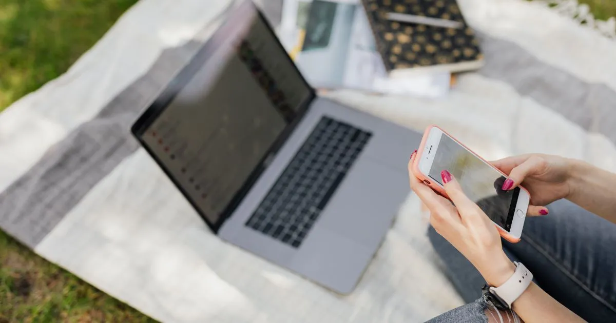 A Lady Using Her Phone To Find Online Parking Spaces With Efficient Booking Options