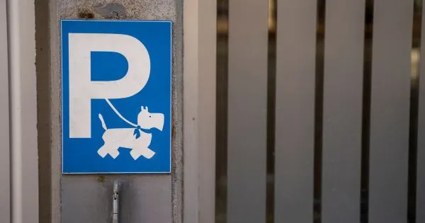 A Pet Friendly Car Park Sign A Pet Friendly Car Park Sign
