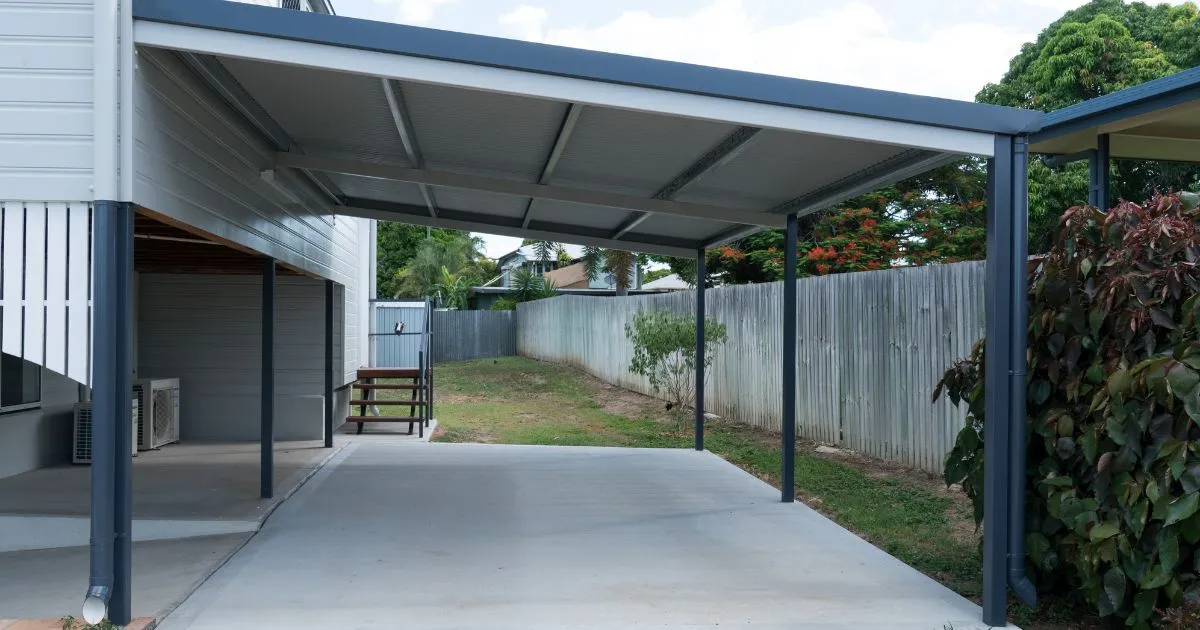A Safe And Secure Metal Carport A Safe And Secure Metal Carport
