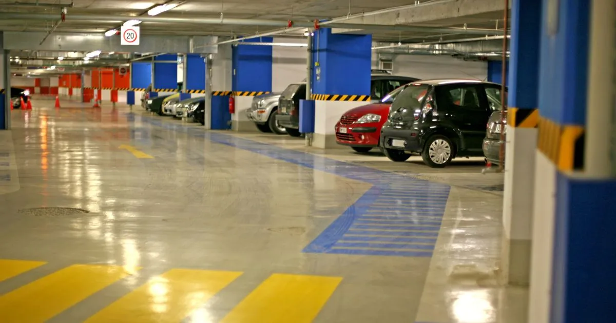A Well Managed Garage Of A Residential Apartment Building A Well Managed Garage Of A Residential Apartment Building