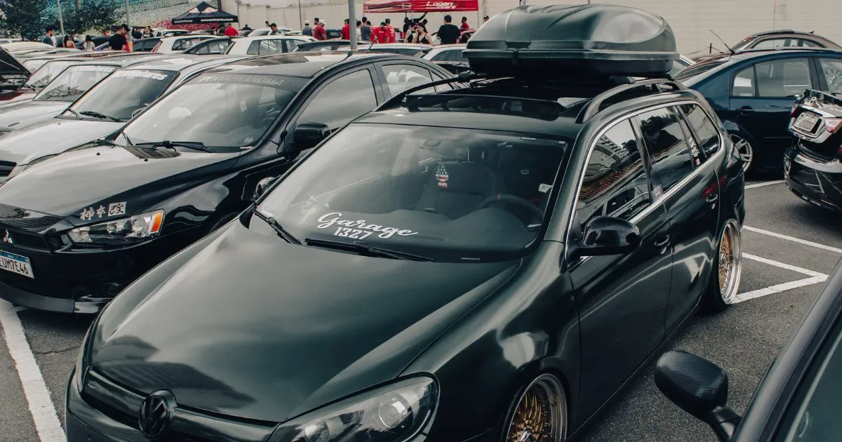 Cars Parked In A Vast Casino Parking Space