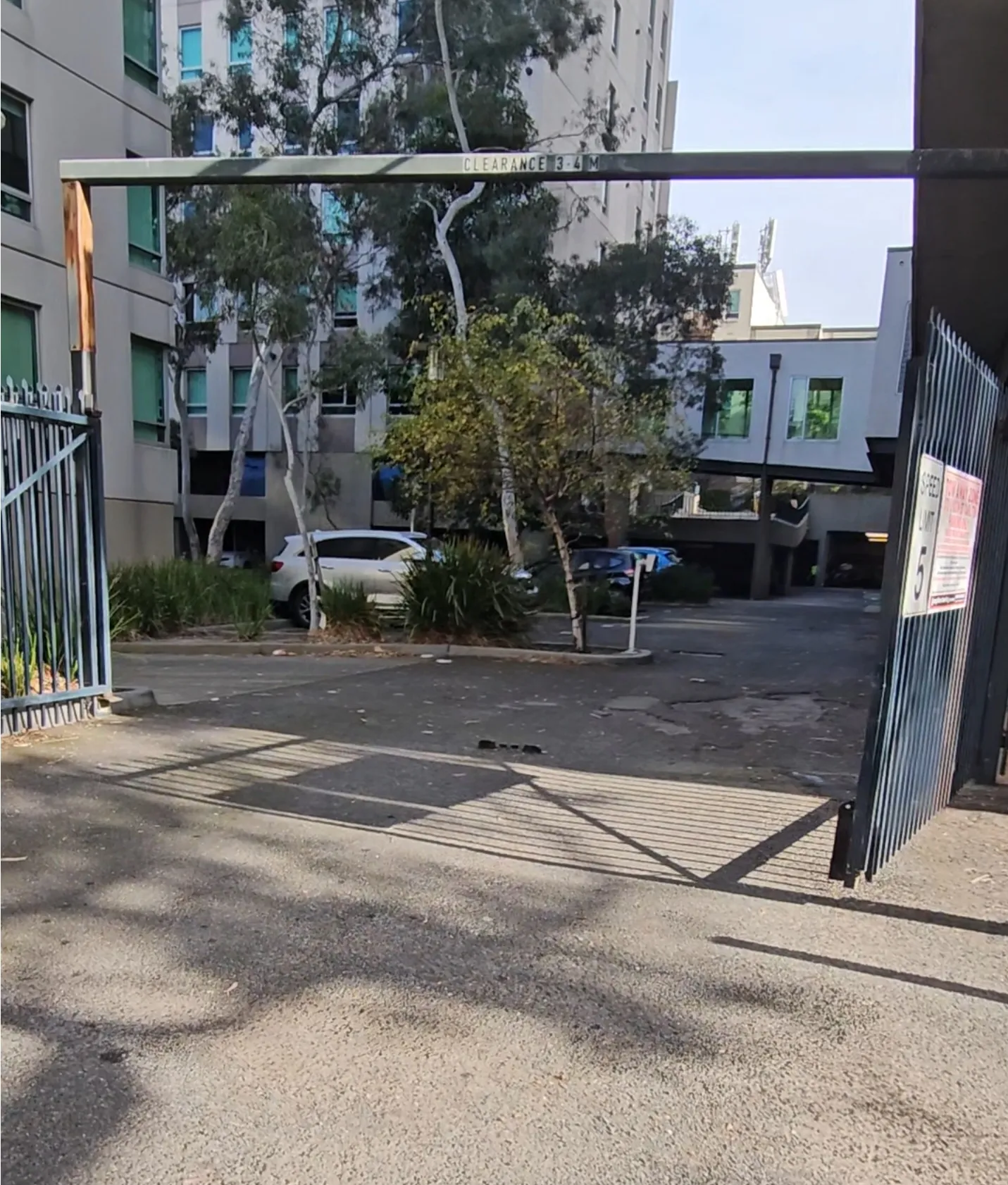Secure undercover parking on Lygon st