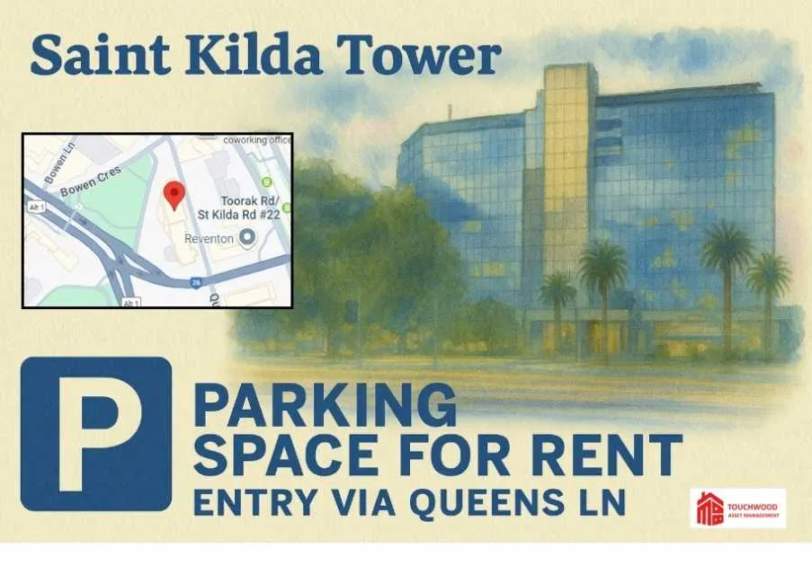 Car Park for Rent – St Kilda Tower (Entry via Queens Ln) Car Park for Rent – St Kilda Tower (Entry via Queens Ln)