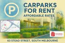 Affordable undercover parking at 63 Stead St, SOUTH MELBOURNE