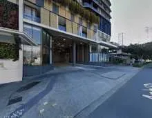Gated carpark in Newstead