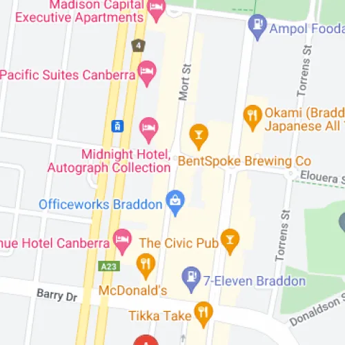 Parking, Garages And Car Spaces For Rent - Mort Stree, Braddon