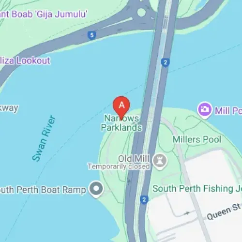 Narrows Parklands, Mill Point Rd, South Perth WA 6151, Australia