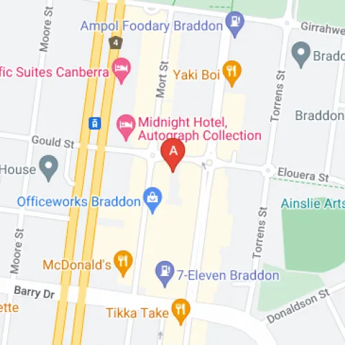 Parking For Rent - 36 Mort Street Braddon Car Park