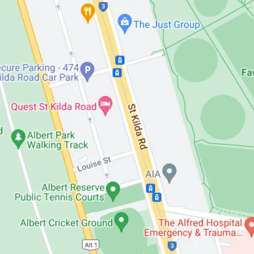 Parking, Garages And Car Spaces For Rent - Centrally Located St Kilda Rd Secure Parking Space With Bike Rack & 24 Hour Access