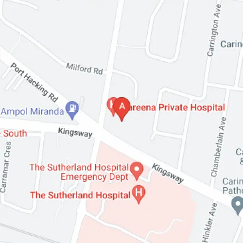 Parking For Rent - Kareena Private Hospital Carringbah Car Park