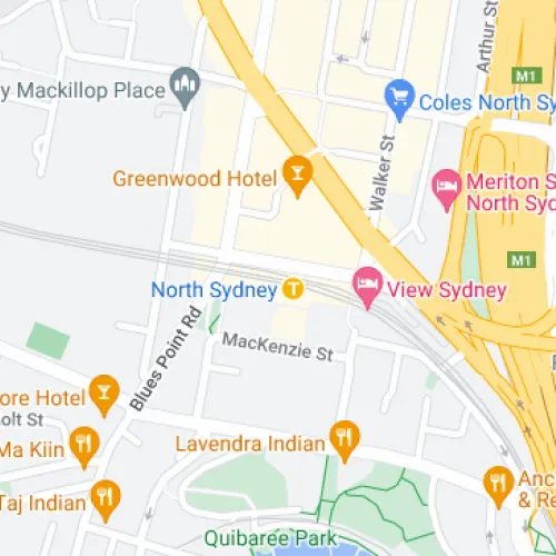 Parking, Garages And Car Spaces For Rent - North Sydney Parking, 350m / 500 M From Station