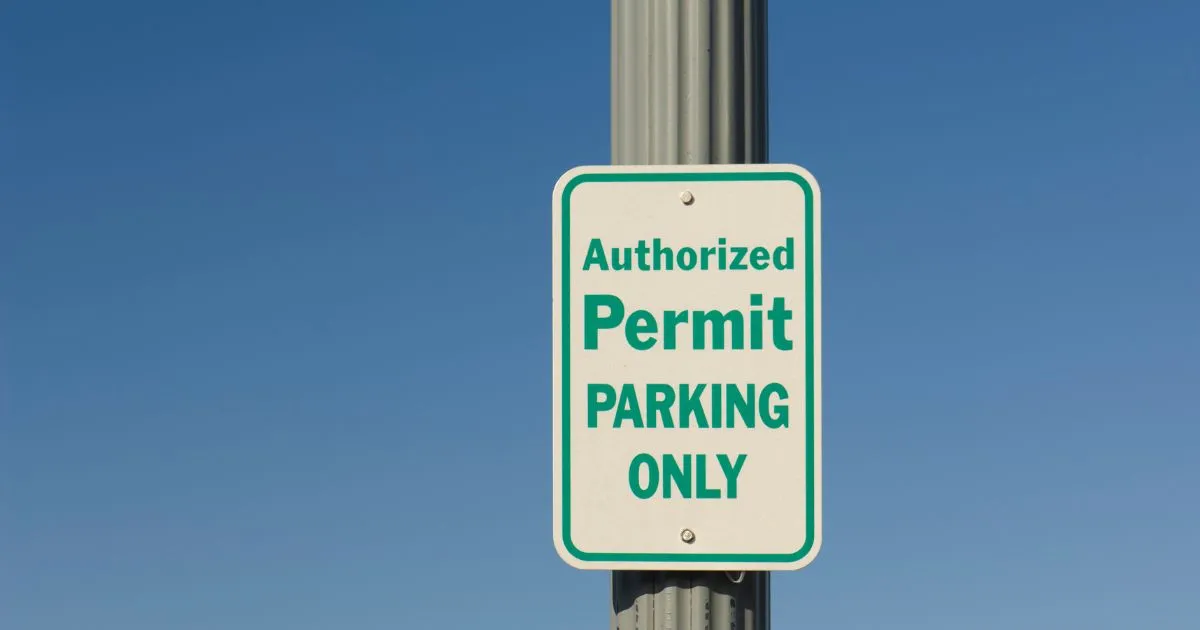 The Authorized Permit Parking Only Sign
